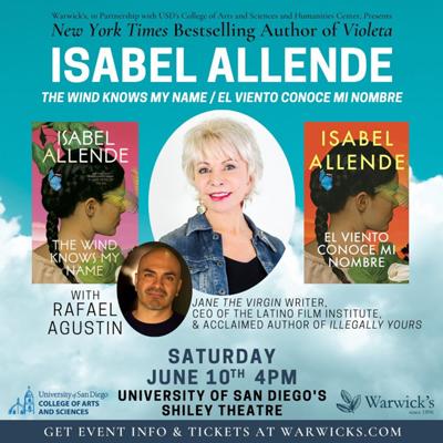 Isabel Allende discussing THE WIND KNOWS MY NAME